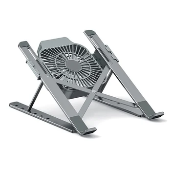 

Foldable Laptop tablet Stand With Cooling Fan Heat Dissipation For Desktop MacBook Air Pro Stand Notebook Holder HP DELL Cooler