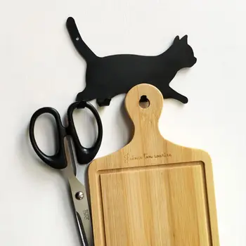 

Drop Ship Vintage Cat Shaped Hooks Wall Door Rustic Hanger For Clothes Coat Hat Key Hanging Home Bathroom Decoration May30