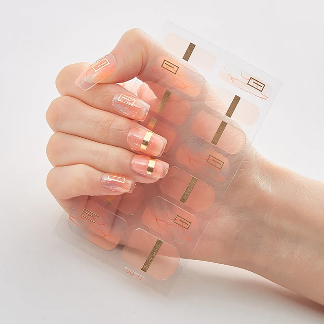 Five Sorts 0f Nail Stickers Decals Plain Stickers Nail Stickers Designer Nails Sticker Designer Nails Art Decoration Nailart DQ-51