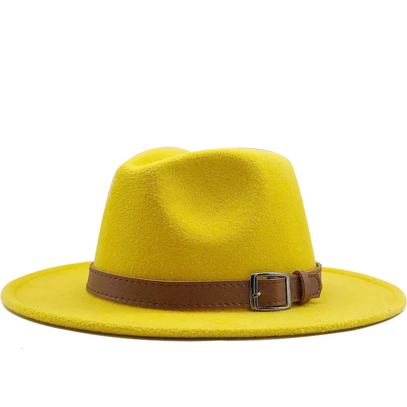 Новая шерстяная шляпа Fedora Hawkins фетровая шляпка с широкими полями женская Трилби Chapeu Feminino шляпа для женщин и мужчин Джаз церковь Крестный отец шляпы сомбреро