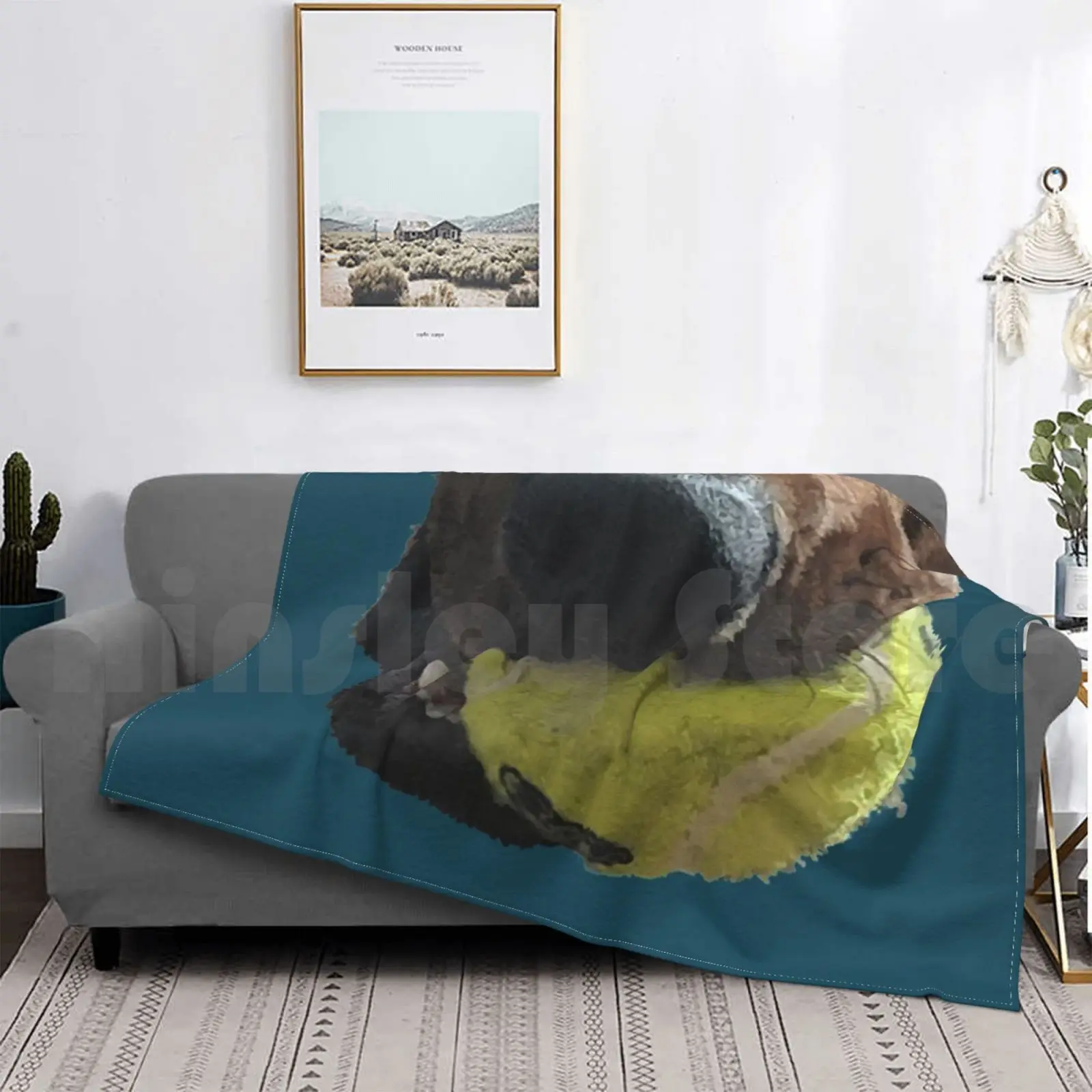 Rhodesian Ridgeback At Play Coperta Moda Personalizzata Rhodesian Ridgeback Dog Gioca A Tennis Ball Hunting Dog Lion