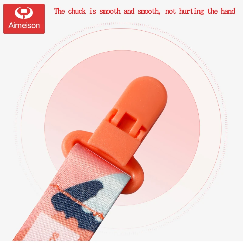 Aimeison  Pacifier chain baby nipple teether anti-chain chain baby pacifier clip chain baby toy rope