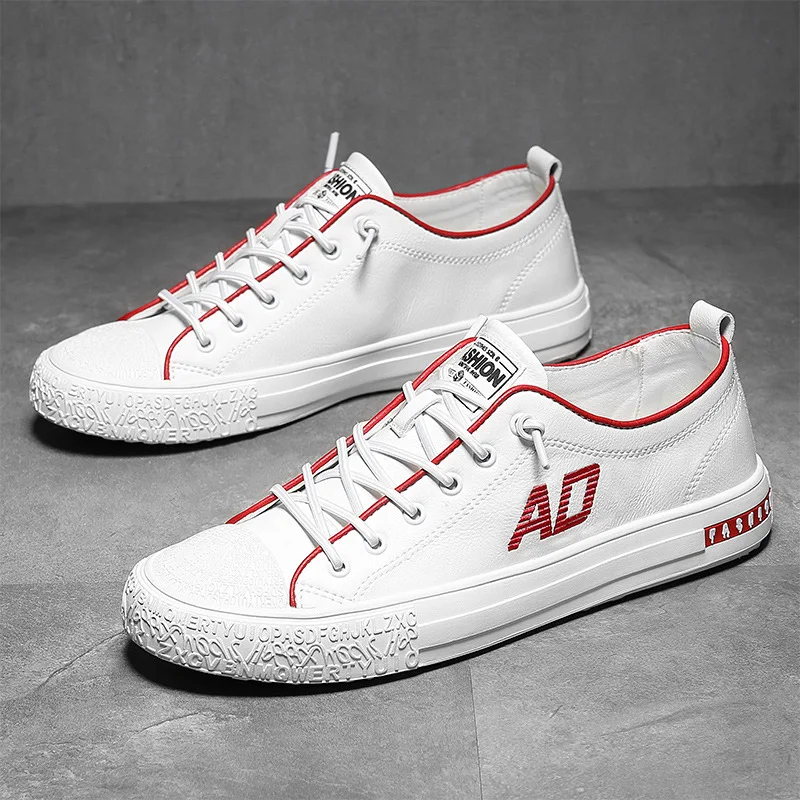 

White Shoes Men's Ozhouzhan 2020 Spring New Style Korean-style Versatile Breathable Fashion Man Four Seasons Online Celebrity At