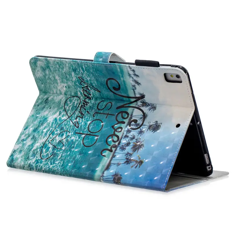 Чехол для iPad 9," 5-го 6-го поколения A1893 A1954 умный чехол для iPad Air 1 2 iPad Pro 9,7 Funda Модный 3D узор