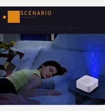  Simulation Nature Sounds Sleeping Light Bedside Lamp Music White Noise Help Sleep Night Lamp Smart Gifts for Adult Child Baby 