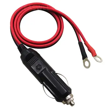 

50pcs 3M Lighter Cigarette Adapter Car Male plug cord 12V 24V Heavy Duty 14 AWG 15A