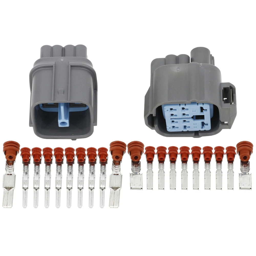 Male and Female Plug 10 Pin высокий ток автомобиля водонепроницаемый разъем провода жгута с клеммой DJ7101-2.2-6.3-11/21 - Цвет: Male and Female Plug