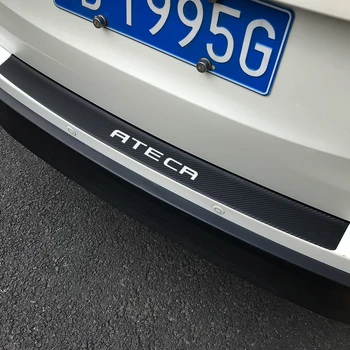 

Car Trunk Rear Bumper Vinyl Stickers for Seat Ateca Auto Trunk Guard Plate Decals Auto Protective Trim Decoration Accessories