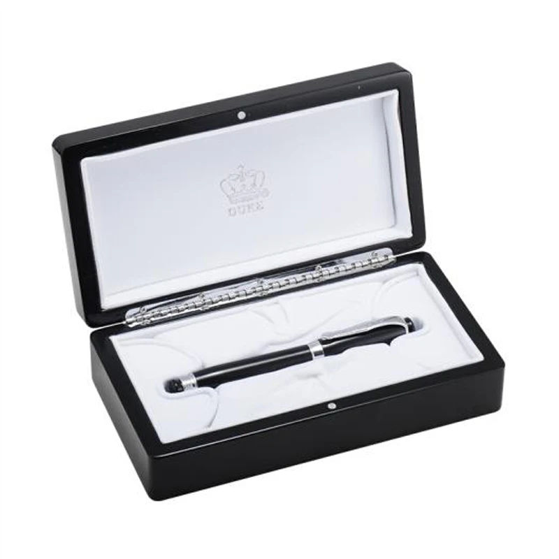 Black Barrel and White Pearl on The Top Details about   Duke Tutor Classic Rollerball Pen 