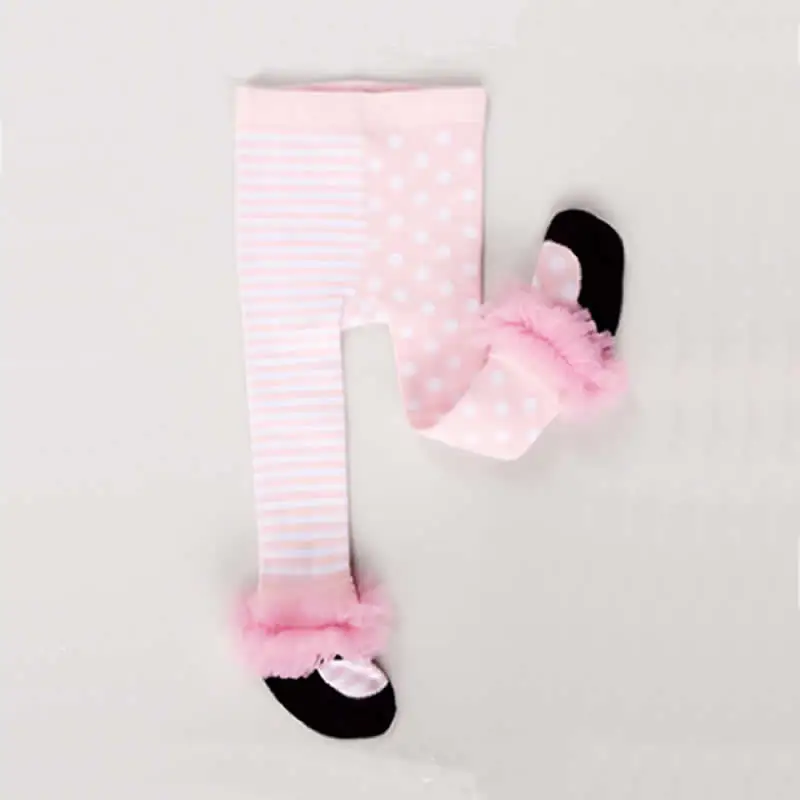 Modelling baby ballet dance tights bowknot princess baby tights lace toddler girl boy tights kids pantyhose many styles