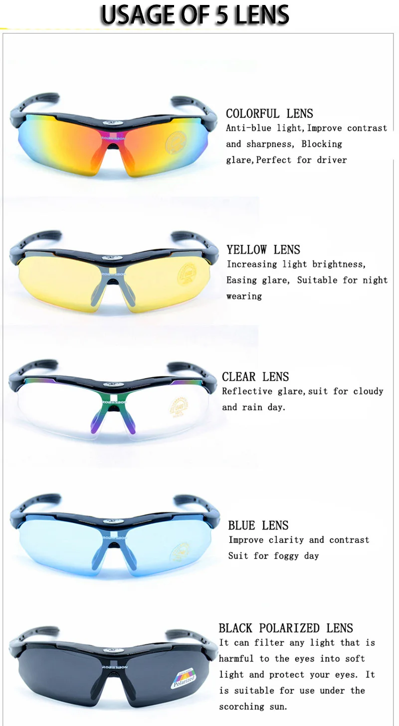 Hercm 1 комплект, Поляризованные спортивные велосипедные солнцезащитные очки для мужчин и женщин, очки для езды на велосипеде, бега, вождения, с 4 сменными мужскими Т-линзами