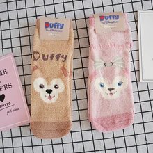 IVYYE медведи Duffy и shelliemay задняя поверхность кварцевых японских аниме теплые носки Повседневное носки зимние Лидер продаж Для женщин леди из хлопка для девочек