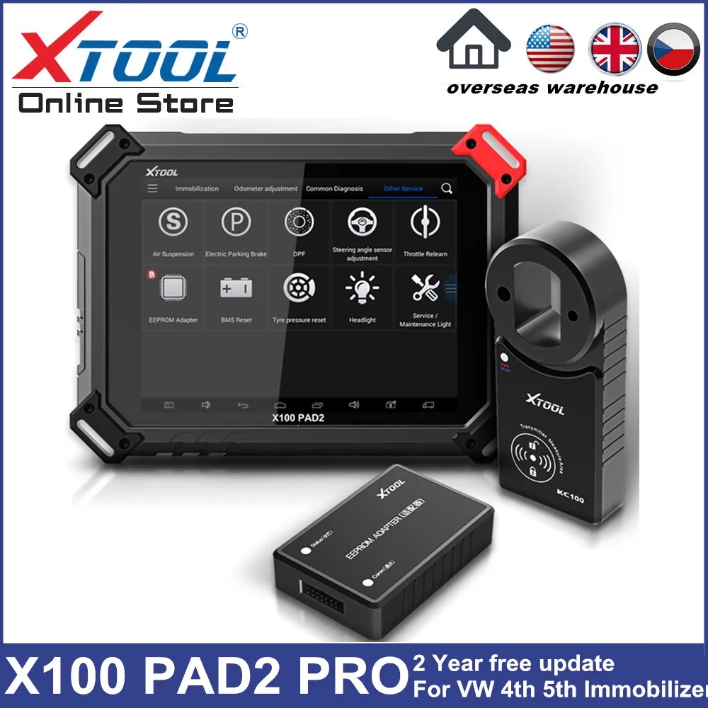 US $920.00 Xtool X100 Pad2 Pro Obd2 Car Diagnostic Scanner X100 Pad Key Programmer For Vw 4th 5th Immobilizer Update Free