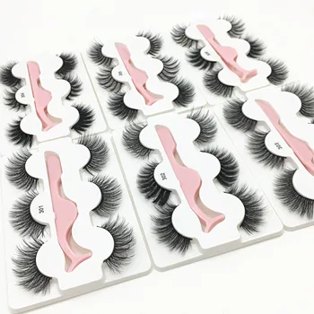 

Morwalendi 3D Faux Mink lashes cilios silk mink eyelashes free private label custom logo curly false eyelashes