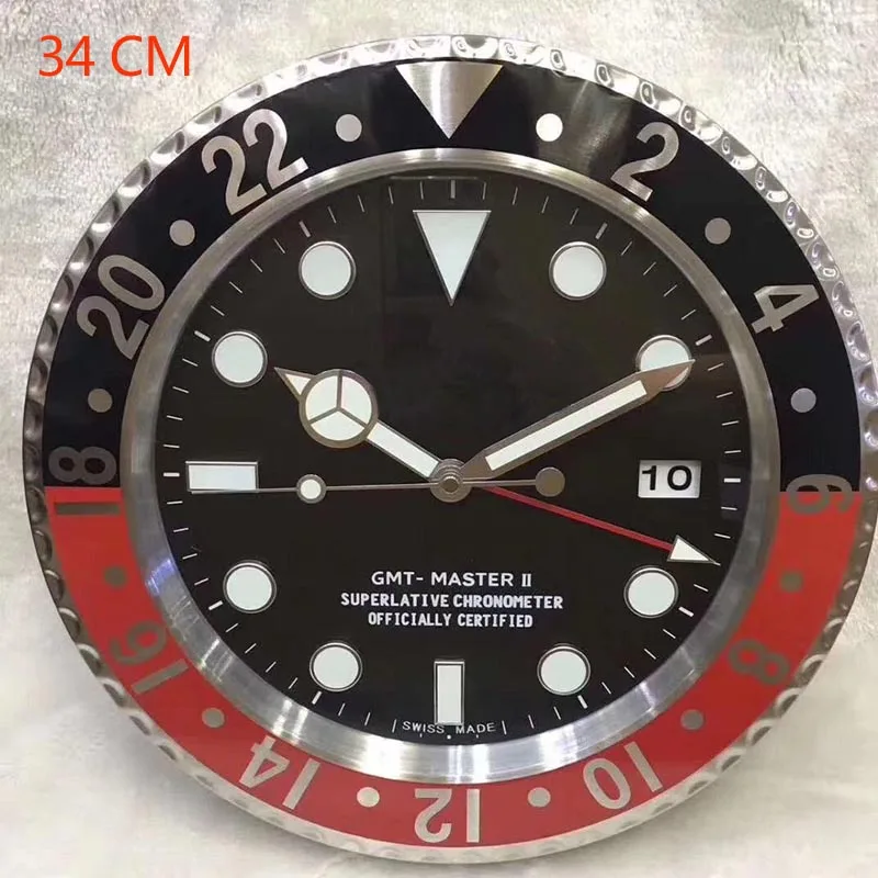 1 шт. Размер XL декорация настенные часы металлические часы настенные часы в форме для украшения дома