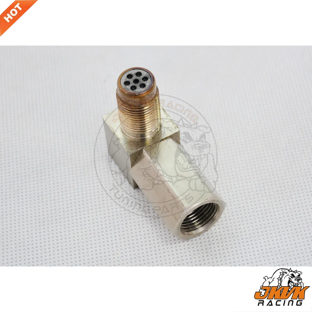JKVK гоночный расширитель датчика кислорода O2 90 градусов m18* 1,5 с мини Cat Spacer расширение выхлопной трубы