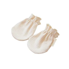 3 пары, всесезонные мягкие однотонные перчатки, портативная защита, модный безопасный эластичный ремешок с защитой от царапин для новорожденных, практичные