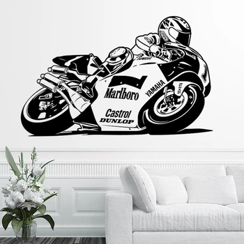 

Race Motorcycle Racing Sticker Vehicle Decal Posters Vinyl Wall Pegatina Decor Mural Sticker Autobike Racing Decals