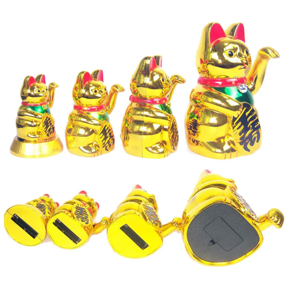 Lucky Cat Fortune ремесленные фигурки, пожирающие счастливых кошек фигурка движущаяся рука домашний Декор отеля