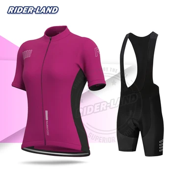 

New Women Jersey Set Cycling Clothing Summer Short Sleeve Fashion Simple Solid Color Jersey Bike Uniform Breathable Bicycle Suit