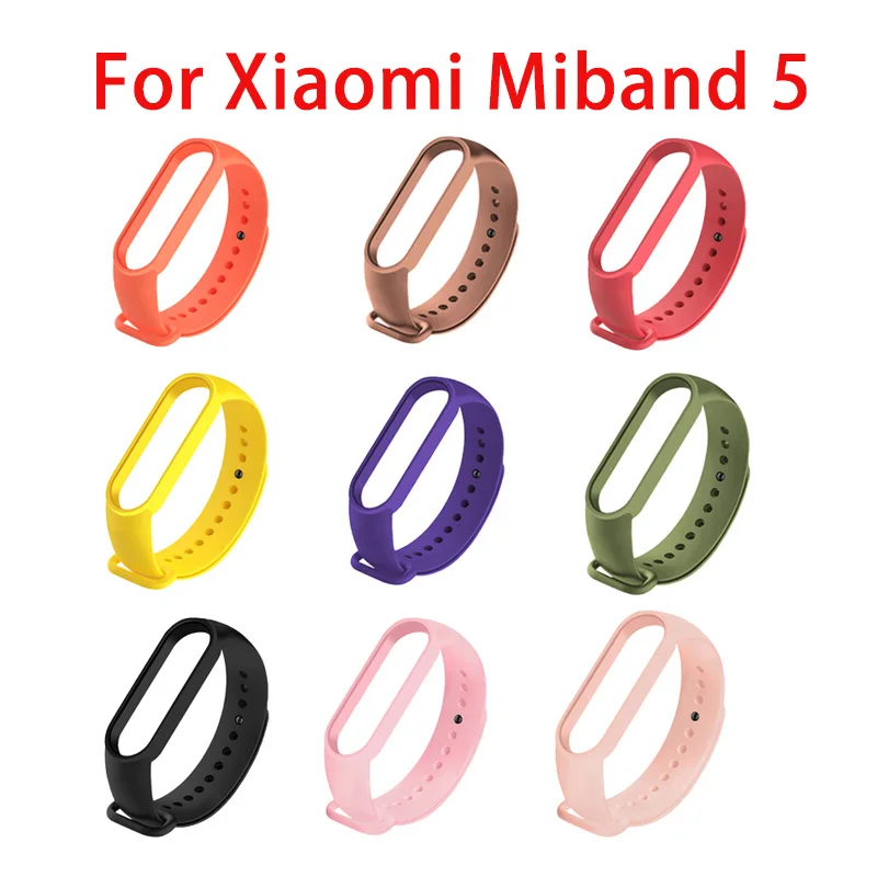 Умный Браслет для Xiaomi Mi Band 5 силиконовый ремешок браслет на запястье 4 |