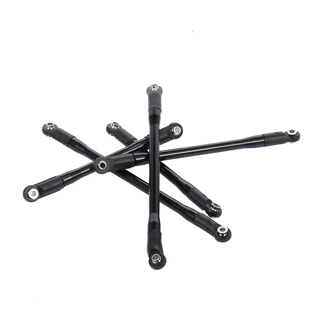 

10pcs / Set RC Car SCX10 II Metal Link Anti-rust Rods For Chassis Car Accessories For 1/10 RC Crawler SCX10 II 90046 90047