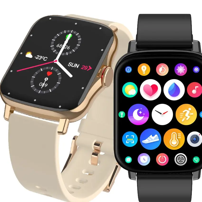 US $249.90 5pcs FM08 Smart Watch Men Bluetooth Call Real Heart Rate Monitor DIY Dial 169 Inch Screen Smartwatch For Android PK P8 GTS 2