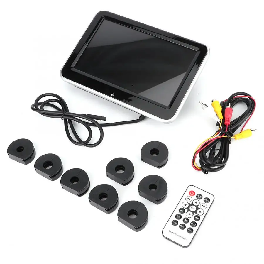 8 в HD Универсальный Автомобильный подголовник монитор DVD видео плеер USB/FM TFT lcd цифровой экран Mp5 плеер дистанционное управление