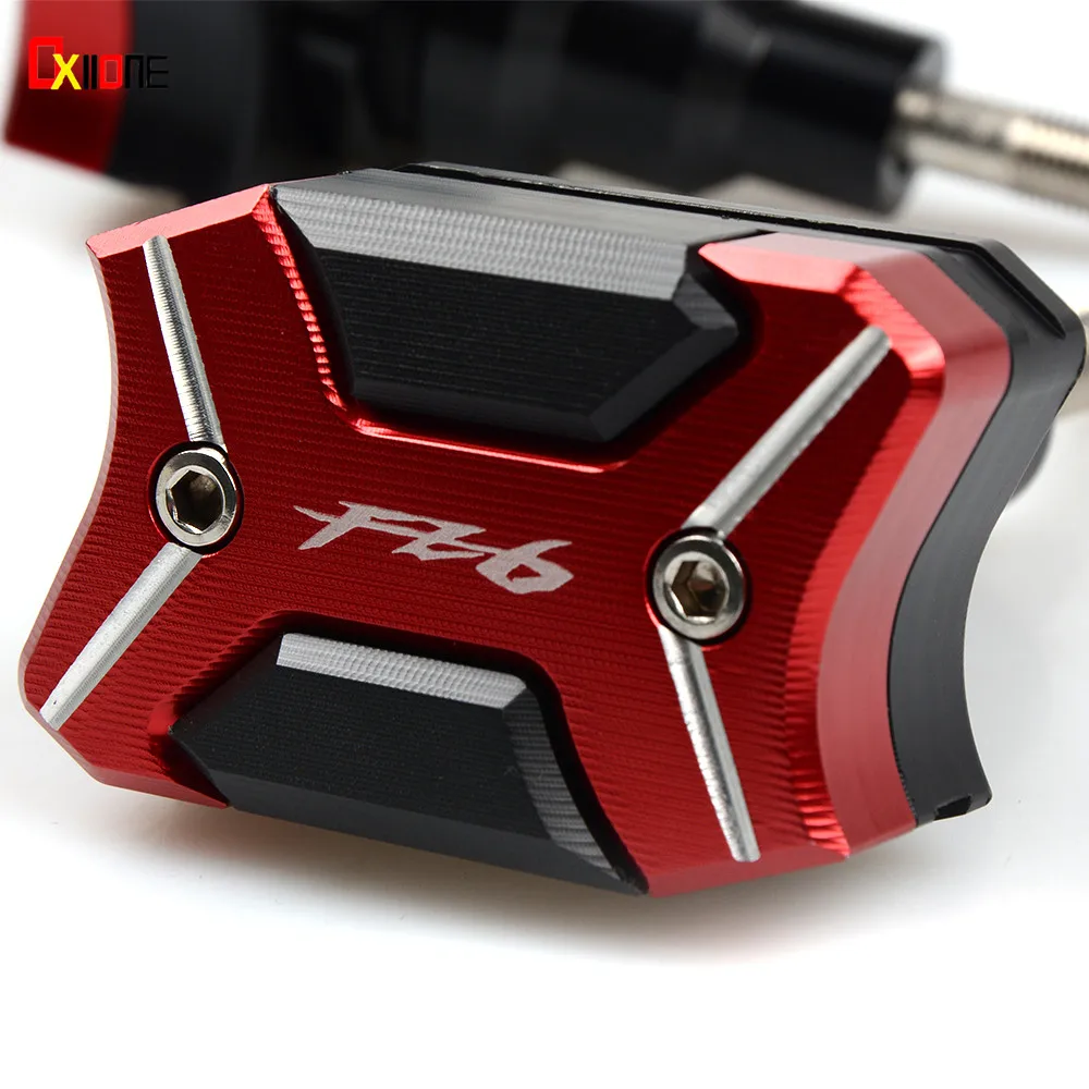 CNC алюминиевая рама мотоцикла Краш колодки корпус двигателя Слайдеры протектор защита от падения для Yamaha FZ6 2006