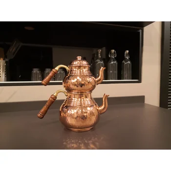 

Turkish Tea Pot Arabic Teapots Copper Tea Pot Handmade Tea Set Traditional Turkish Tea Coffee Pot Kettle Boiler Made in Turkey