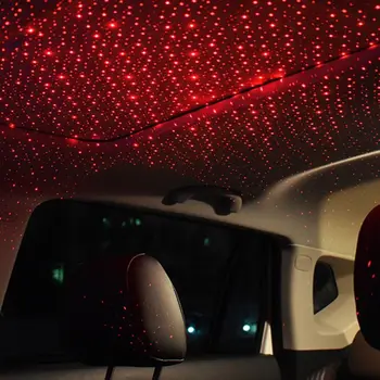 

Car Ambience USB Ambient Starry Sky LED Roof Light Glow Interiors Multiple Modes 28GC