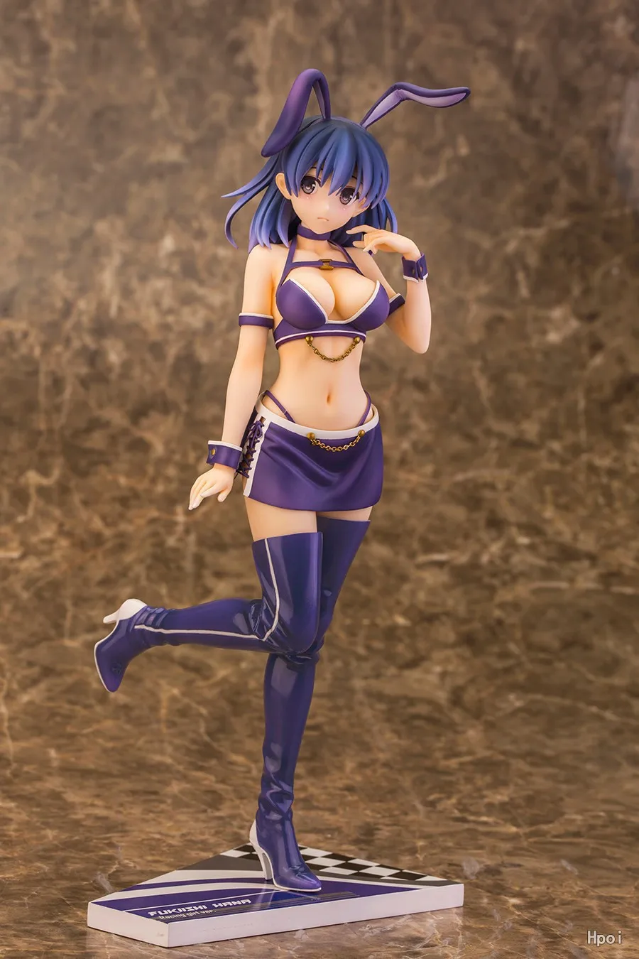 

Anime Blowing Stone Pattern Suwon Erica Kawasaki Deep Twilight Race Car Girl Ver. Boxed Garage Kit