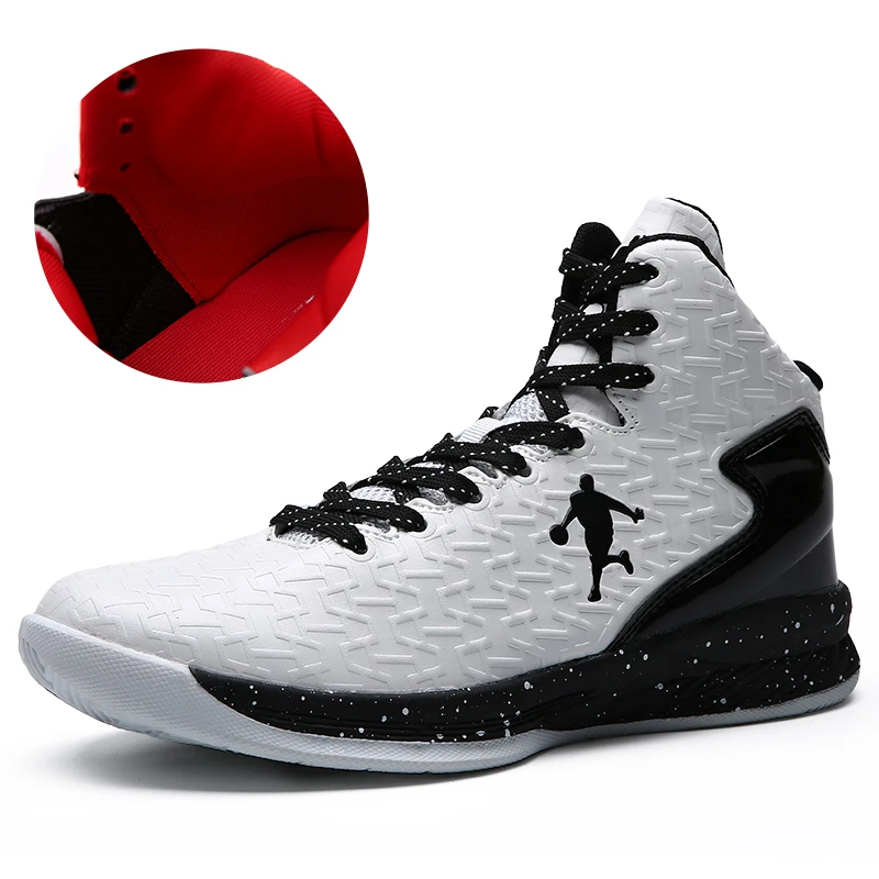 Высокие кроссовки для мужчин Jordan; Баскетбольная обувь; дышащая женская обувь; Basket Femme; коллекция года; спортивная обувь; Uptempo; ботильоны; Мужская обувь карри - Цвет: white