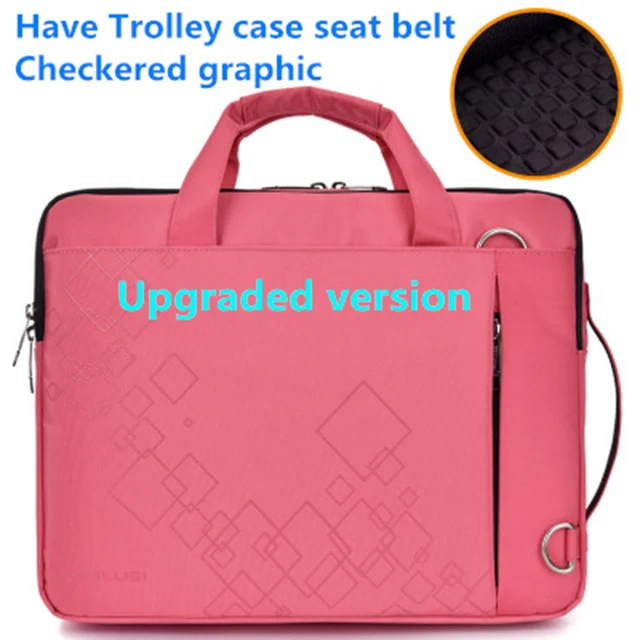 pink2 Новая водонепроницаемая сумка для ноутбука 1" 14" 1" 15,6" для Macbook Air Pro1" сумка на плечо для lenovo hp ASUS acer сумка для ноутбука сумка-мессенджер - Цвет: pink2