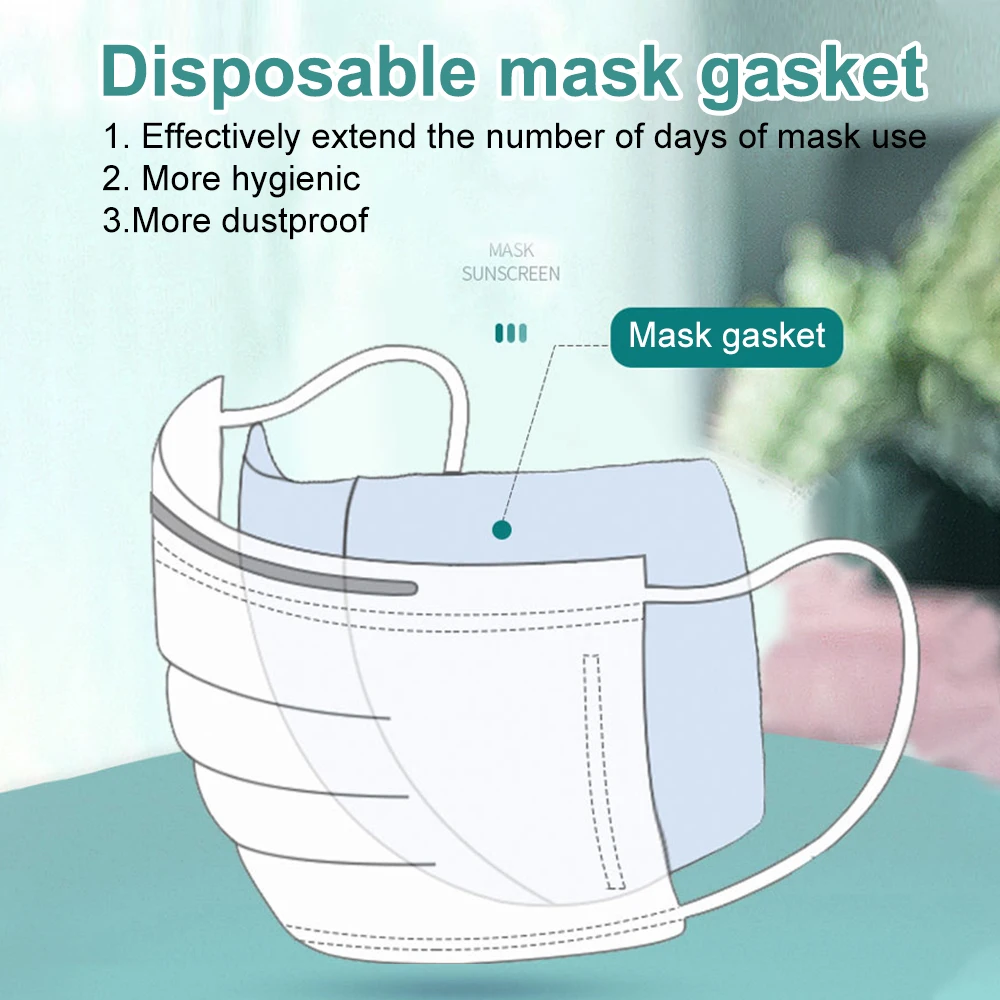 

400pcs Mask Respirator Filter Pads Disposable Antivirus COVID-19 Smog Prevention For KN95 Mask Filter Pads Changable