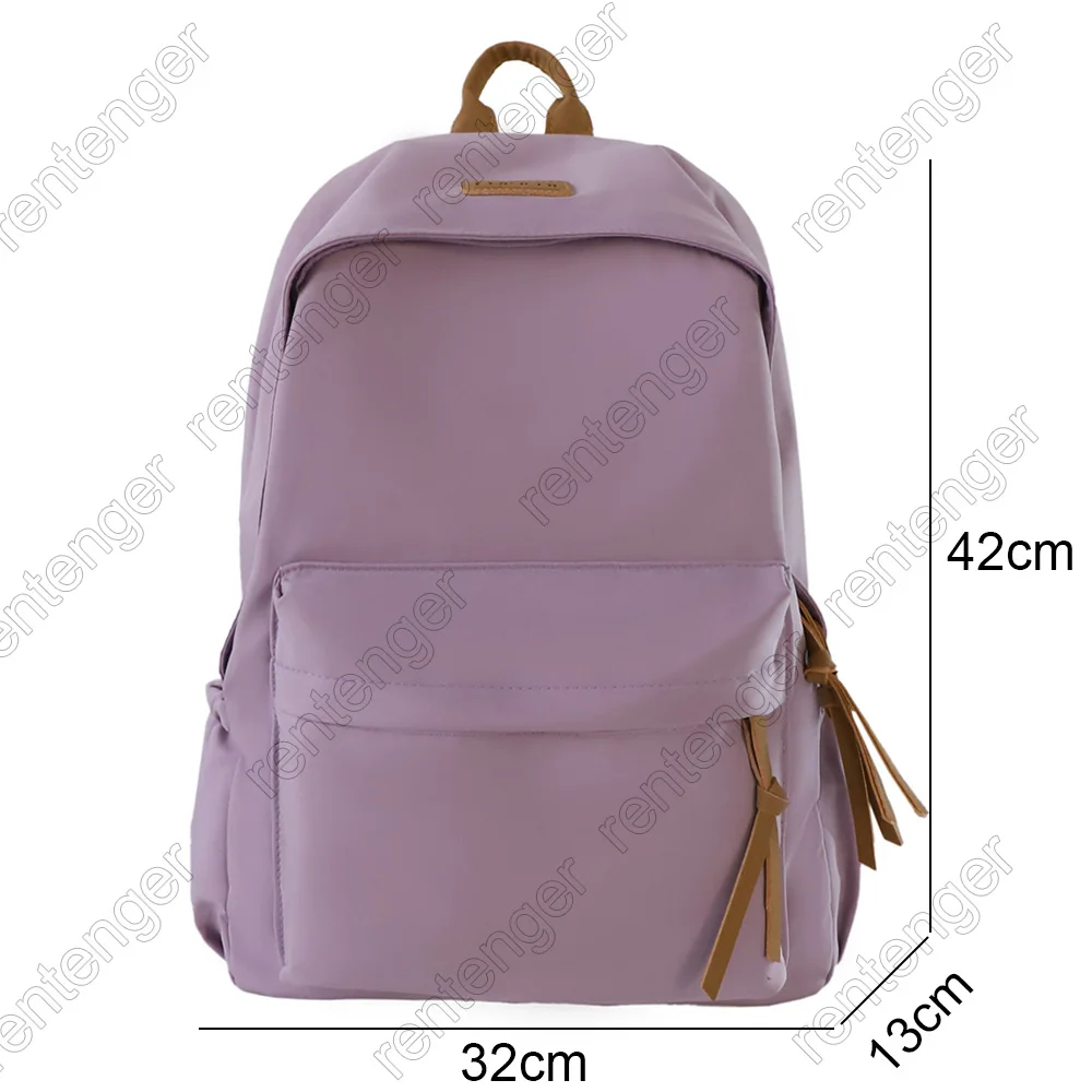 Men Women Harajuku School Backpack Female Male Cool Waterproof Travel Bag Girl Boy Solid Color Backpack Ladies Student Bags Cute tactical backpack travel backpack school bag