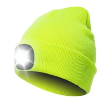 Светодиодный светильник, шапка с зарядкой от USB, свободные руки, шапка с фонариком светодиодный шапочки, вязаная шапка, сохраняющая тепло зимой для альпинизма, рыбалки на открытом воздухе