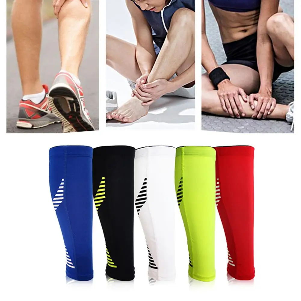 1Pc Unisex Calf Compression Sleeve Leg Performance Support Shin Splint & Calf Pain Relief Thigh for Bandages Hiking Leggings