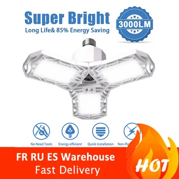 

UFO Led Light 30W Multi-facet Illuminated Waterproof Garage Light электро тонировка Industrial Lamp Workshop Light