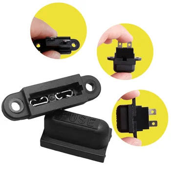 

5pcs 30A Amp Auto Blade Standard Fuse Holder Box for Car Boat Truck with Cover