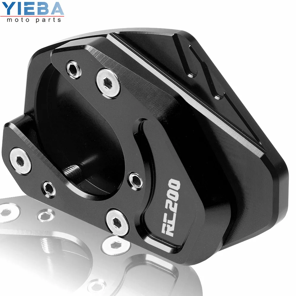 CNC алюминиевый moto rcycle Sidestand Kickstand ножная поддержка боковая подставка Увеличьте Мото части для KTM RC200 RC 200