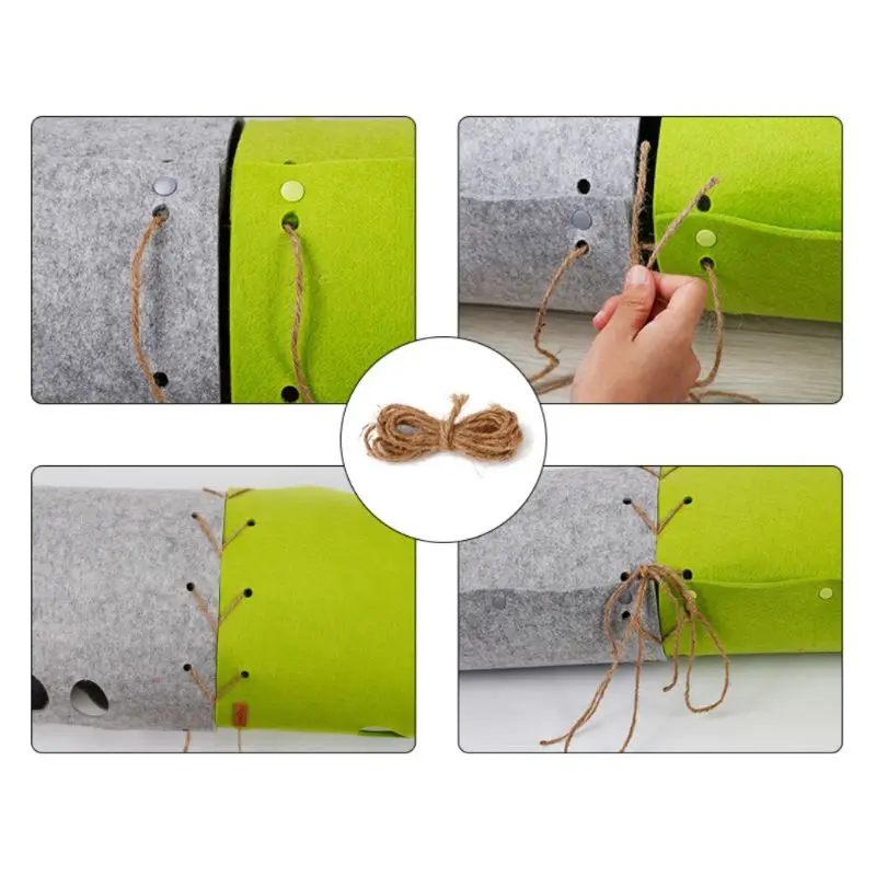 DIY кошка сплайсинга туннель игрушка сшивание складной коврик кошки играть канал головоломка игрушка для тренировки питомца поставки