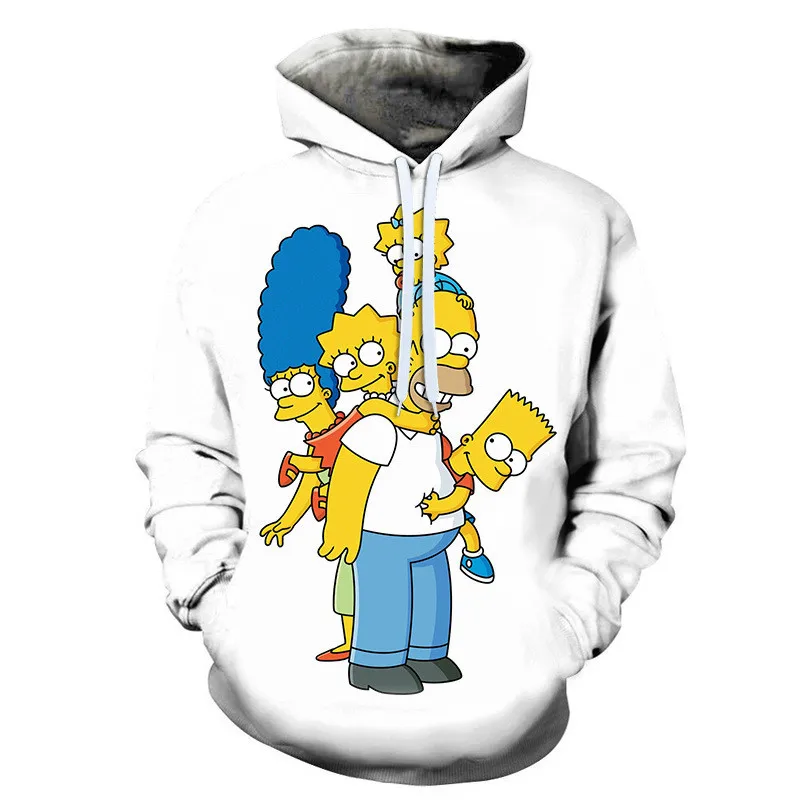 Новинка, Симпсон, 3D принт, мужские и женские толстовки, 6XL, толстовки, качественная куртка с капюшоном, новинка, уличная мода, Повседневный пуловер