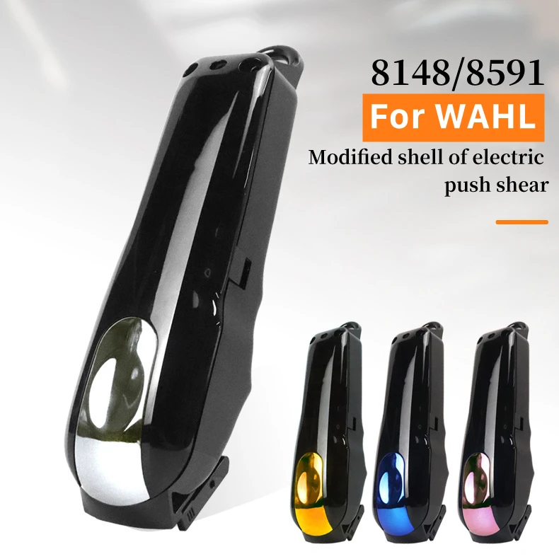 3pcs/set For WAHL 8148/8591 Electric Hair Clippers Set Accessories DIY Modification Shell Barber Black Outer Cover 4 Colors 3pcs cotton brush head cover for karcher sc2 sc3 sc4 sc5 steam cleaner part accessories