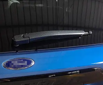 

For Ford Explorer 2020 2021 ABS Carbon Fiber Car Tail Rear Wiper Cover Trim Sticker External Chromium Styling Accessories