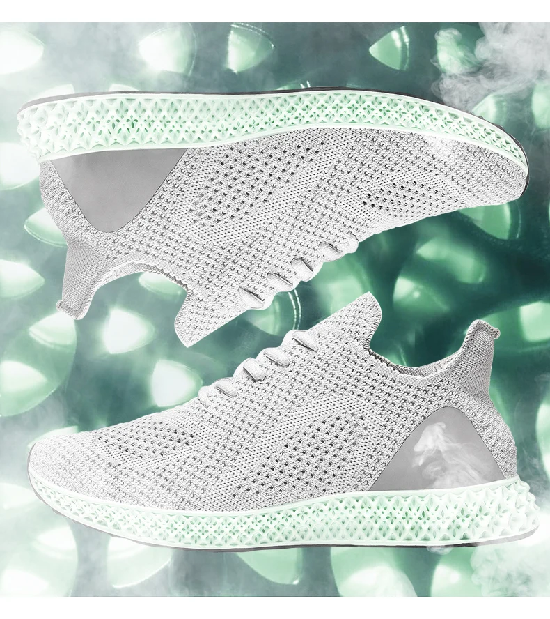 Fashion Gym Sport Men Women Tennis Shoes Breathable Knitting Sneakers Shock Footwear Basket Femme Homme Tenis Masculino Feminino