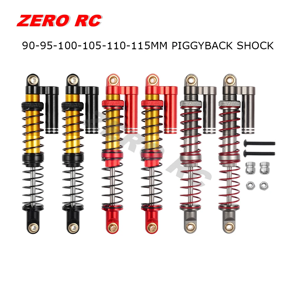 ROCK METAL OIL SUSPENSION 110mm SHOCKS ABSORBER DAMPERS 4 With Dual