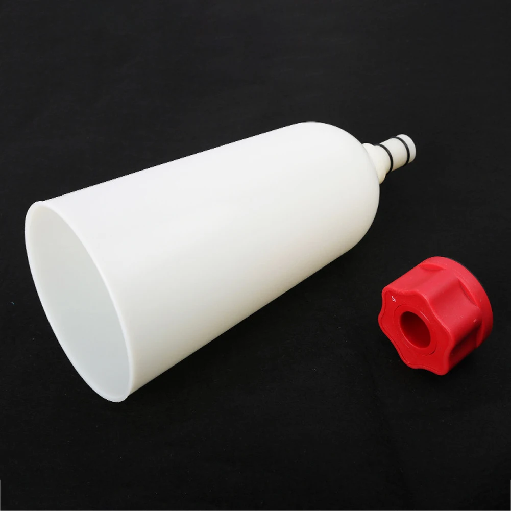 

Spillproof Filter Auto Repair Hands Free Plastic Engine Oil Funnel Car Topping Up Tool Universal Filling System