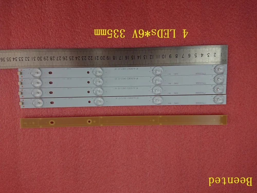 

Beented New 4 PCS*4 LEDs*6V 335mm*16mm LED backlight strip RF-AJ365B32-0401S for 32 inch 40 inch 42 inch TV