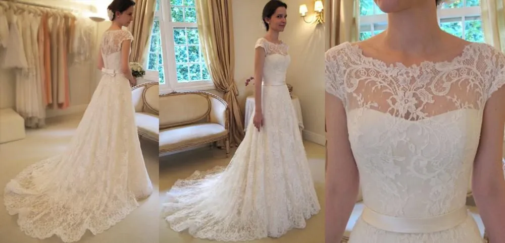 На заказ свадебное платье Casamento, платье невесты, а-силуэт, vestido de noiva,, сексуальные романтические длинные кружевные платья для матери невесты